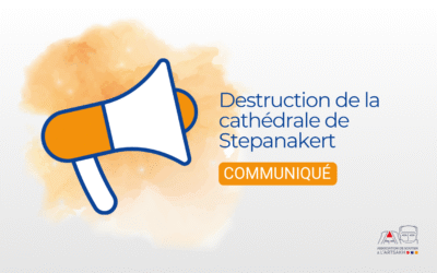 Destruction de la cathédrale de Stepanakert par l’Azerbaïdjan